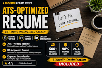write a powerful ats resume and optimize your linkedin