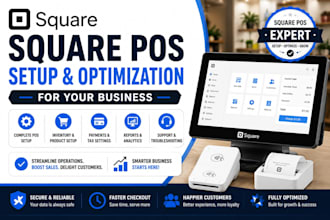 set up and optimize square pos for your business