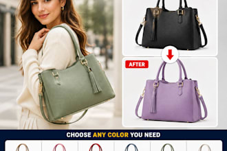 change color of clothing, product, and images professionally