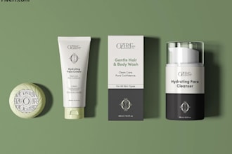 do packaging design, cosmetic label design, box design and cosmetic packaging