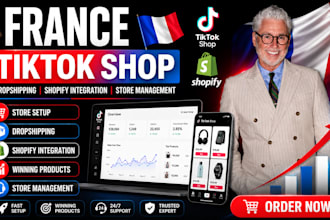 setup and manage your france tiktok shop with dropshipping, shopify integration