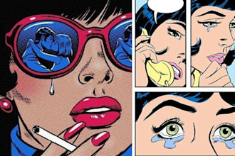 retro vintage comic retro comic vintage pop art retro comic book vintage poster