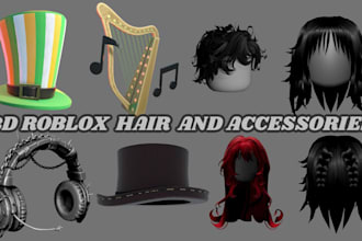 roblox hair accessories ugc item hats glasses wings avatar items design