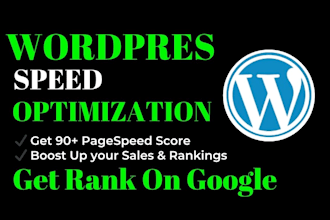 do wordpress speed optimization and improve website page speed score