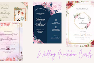 make beautiful digital wedding invitation cards