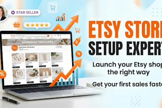 build etsy store, design etsy digital products and optimize etsy SEO listing