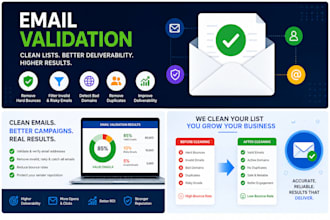 clean and validate your email list to improve deliverability