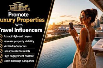 promote luxury properties with travel influencers