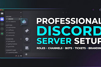 build a professional discord server for your community