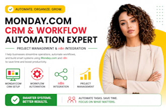 do monday CRM workflow mondaycom project management n8n monday automation expert