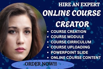 course presentation, course content, course creation, elearning course, online