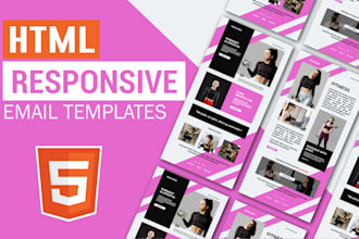 design responsive HTML email template