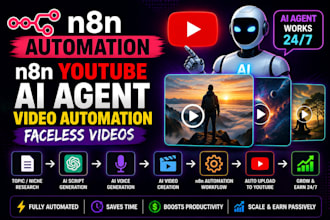 n8n automation n8n youtube ai agent video automation faceless videos