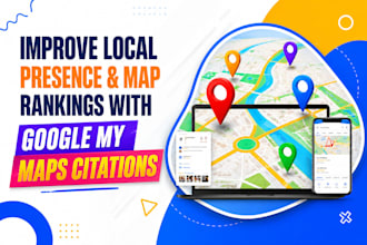 create bulk google my maps citations for powerful gmb promotion