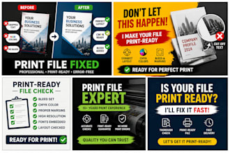 review your print file for professional printing