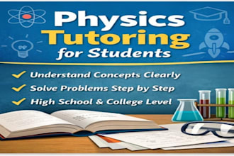 teach physics and explain problems step by step