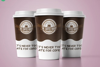 do unique paper coffee cup, paper cup, ice cream cups design
