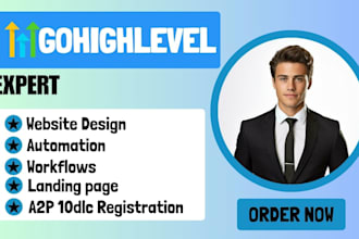 build gohighlevel sales funnel, gohighlevel workflow automation, ghl crm expert