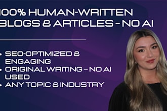 write authentic SEO articles without ai
