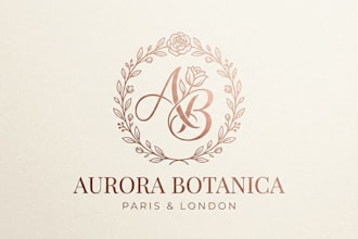 design a luxurious and modern beauty brand logo