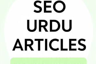 write professional urdu articles and blog posts