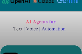build ai agents for text, voice, and automation