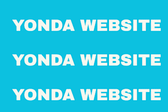 build a yonda website for your brand