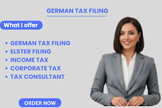 do german tax filing elster income and corporate tax return