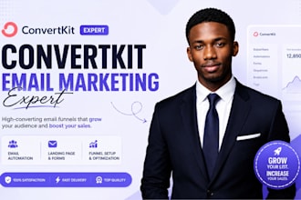 setup convertkit kit newsletter kit landingpage convertkit email sequence expert