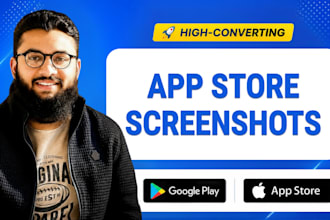 design custom app store screenshots for ios and google play