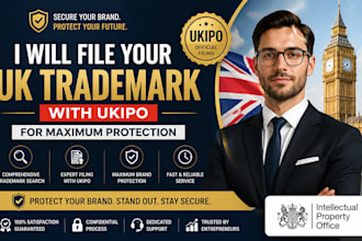 file your UK trademark with ukipo for maximum protection