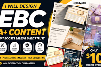 design ebc a plus content for 10 dollar