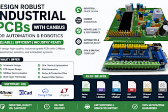 design robust industrial pcbs with canbus for automation and robotics