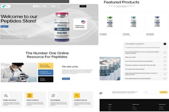 build peptide website supplement website research peptide supplement store
