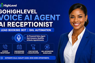 set up your gohighlevel voice ai receptionist for lead booking