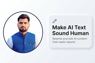 humanize ai content and rewrite ai text to sound natural and human