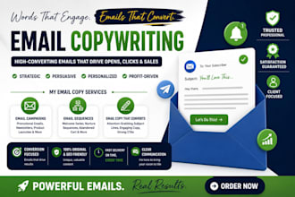 do a convincing website,article,email copywriting for email marketing campaigns