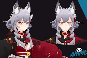 ethos 3d model and rig an anime 3d character for your game in blender