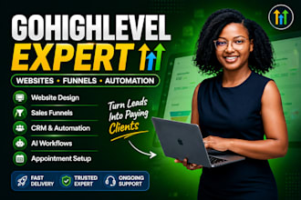 gohighlevel website design gohighlevel landing page go highlevel sales funnel