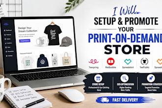 setup teespring store, redbubble, spreadshirt, teepublic, spreadshop promotion