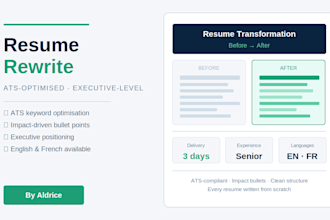rewrite your professional resume for ats and executive impact