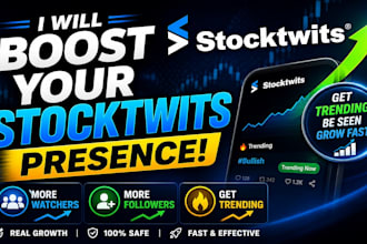boost your stocktwits presence with watchers, followers, and trending