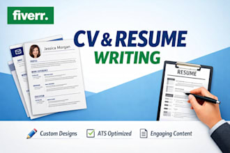 do CV and resume designing