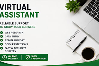 do data entry and web research
