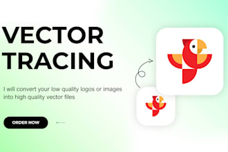 vector tracing, png to vector, recreate logo in high quality