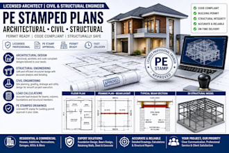 licencse architect civil and structural engineering pe stamp