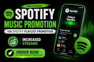 do spotify music promotion via spotify playlist music promotion