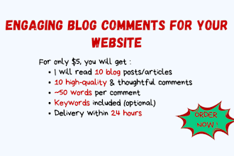 write insightful blog comments