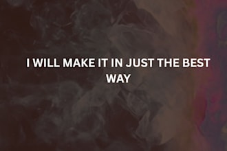 make it for you just as you  want it