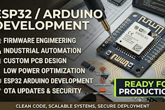 do arduino, esp32, esp8266 iot pcb layout and design